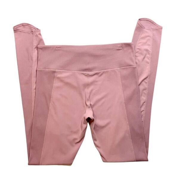 Athleta Elation Hybrid Barre Rib Tights Pink L - Picture 3 of 5